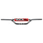 GUIDON 50 A BOITE VOCA CROSS ALU T6 DIAM 22,2mm L805mm H94mm NOIR AVEC MOUSSE ROUGE 3700948184455