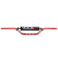 HANDLEBAR FOR 50cc MOTORBIKE VOCA CROSS - ALUMINIUM T6 - Ø22,2mm W 805mm H94mm - RED WITH PAD BLACK 3700948184479
