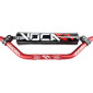 HANDLEBAR FOR 50cc MOTORBIKE VOCA CROSS - ALUMINIUM T6 - Ø22,2mm W 805mm H94mm - RED WITH PAD BLACK 3700948184479