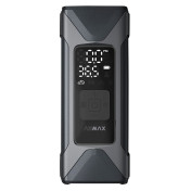 COMPRESSEUR/GONFLEUR/POMPE PORTABLE UNIVERSEL ASMAX T10 DIGITAL 160 PSI 11 BARS MAX (FONCTION POWER BANK, ECLAIRAGE, DETECTION PRESSION PNEU, PRE-REGLAGE DE LA PRESSION, ARRET AUTOMATIQUE)