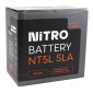 BATTERIE 12V 5 Ah NT5L NITRO SLA SANS ENTRETIEN PRETE A L'EMPLOI (Lg114xL71xH106mm) (EQUIVALENT YTC5L-BS) (PEUGEOT 50 KISBEE 4T) 5414837002635