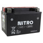 BATTERY 12V 8 Ah NTX9-BS NITRO MF MAINTENANCE FREE-SUPPLIED WITH ACID PACK (Lg150xWd87xH105) (EQUALS YTX9-BS) 5414837002680