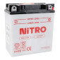 BATTERY 12V 5 Ah NB5L-B WA NITRO - WITH MAINTENANCE SUPPLIED WITH ACID PACK (Lg120xWd62xH129) (EQUALS YB5L-B) 5414837145103