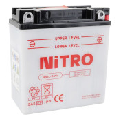 BATTERY 12V 5 Ah NB5L-B WA NITRO - WITH MAINTENANCE SUPPLIED WITH ACID PACK (Lg120xWd62xH129) (EQUALS YB5L-B) 5414837145103
