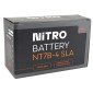BATTERIE 12V 6,5 Ah NT7B-4 NITRO SLA SANS ENTRETIEN PRETE A L'EMPLOI (Lg150xL65xH93mm) (EQUIVALENT YT7B-4 / AGM / GEL) 5414837002659