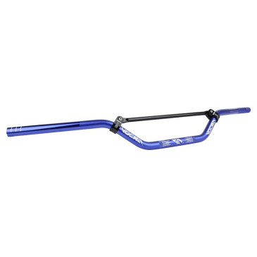 HANDLEBAR FOR 50cc MOTORBIKE VOCA CROSS - ALUMINIUM T6 - Ø22,2mm W 805mm H94mm - BLUE 3700948183922