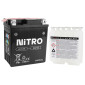 BATTERY 12V 6 Ah NTX7L-BS NITRO MF MAINTENANCE FREE-SUPPLIED WITH ACID PACK (Lg114xWd71xH131) (EQUALS YTX7L-BS) 5414837002673