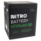 BATTERY 12V 12 Ah NTX14AH-BS NITRO MF MAINTENANCE FREE WITH ACID PACK (Lg134x wd89xH166mm) 5414837137696