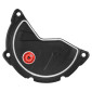 CLUTCH COVER FOR YAMAHA 450 YZ F 2011>2022, 450 YZ FX 2016>2023 BLACK -POLISPORT- 5604415076428