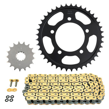 KIT CHAINE ADAPTABLE KAWASAKI 1400 ZZR ABS 2006>2011 530 17x41 (DIAM COURONNE 92/116/10.5) (DEMULTIPLICATION ORIGINE) -AFAM- 5400598041570