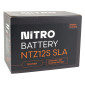 BATTERY 12V 11 Ah NTZ12S NITRO SLA MAINTENANCE FREE "READY TO USE" (Lg151xWd87xH110) (EQUALS YTZ12S / AGM / GEL) 5414837002833