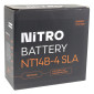 BATTERIE 12V 14 Ah NT14B-4 NITRO SLA SANS ENTRETIEN PRETE A L'EMPLOI (Lg150xL70xH145mm) (EQUIVALENT YT14B-4 / AGM / GEL) 5414837002758