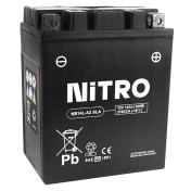 BATTERIE 12V 14 Ah NB14L-A2 NITRO SLA SANS ENTRETIEN PRETE A L'EMPLOI (Lg134xL89xH166mm) (EQUIVALENT YB14L-A2 / AGM / GEL) 5414837156505
