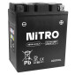 BATTERIE 12V 14 Ah NB14L-A2 NITRO SLA SANS ENTRETIEN PRETE A L'EMPLOI (Lg134xL89xH166mm) (EQUIVALENT YB14L-A2 / AGM / GEL) 5414837156505