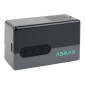 COMPRESSEUR/GONFLEUR/POMPE PORTABLE UNIVERSEL ASMAX T30 DIGITAL 120 PSI 8,3 BARS MAX (FONCTION ECLAIRAGE, DETECTION PRESSION PNEU, PRE REGLAGE DE LA PRESSION, ARRET AUTOMATIQUE)