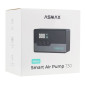 COMPRESSEUR/GONFLEUR/POMPE PORTABLE UNIVERSEL ASMAX T30 DIGITAL 120 PSI 8,3 BARS MAX (FONCTION ECLAIRAGE, DETECTION PRESSION PNEU, PRE REGLAGE DE LA PRESSION, ARRET AUTOMATIQUE)