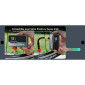 COMPRESSEUR/GONFLEUR/POMPE PORTABLE UNIVERSEL ASMAX T30 DIGITAL 120 PSI 8,3 BARS MAX (FONCTION ECLAIRAGE, DETECTION PRESSION PNEU, PRE REGLAGE DE LA PRESSION, ARRET AUTOMATIQUE)
