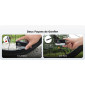 COMPRESSEUR/GONFLEUR/POMPE PORTABLE UNIVERSEL ASMAX T30 DIGITAL 120 PSI 8,3 BARS MAX (FONCTION ECLAIRAGE, DETECTION PRESSION PNEU, PRE REGLAGE DE LA PRESSION, ARRET AUTOMATIQUE)