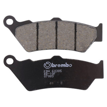 PLAQUETTE DE FREIN BREMBO POUR BMW 125 C1 2000>2003 AV/MALAGUTI 125 MADISON 3 2008>2009 AV (SCOOTER CARBONE CERAMIQUE) -07083CC- 8020584630808