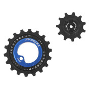 GALET DERAILLEUR AOPW TRIPEAK 11-18 DENTS CERAMIQUE 11x1V. SHIMANO GRX RX812 / 817 BLEU FONCE (JEU DE 2)(GARANTIE 4 ans) 4710243289112