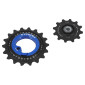 GALET DERAILLEUR AOPW TRIPEAK 12-18 DENTS CERAMIQUE 11x2V. SHIMANO DURA-ACE 9100 BLEU FONCE (JEU DE 2) (GARANTIE 4 ans) 4710243288122