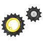 GALET DERAILLEUR AOPW TRIPEAK 12-18 DENTS CERAMIQUE 12x2V. SRAM AXS FORCE/RIVAL OR (JEU DE 2) (GARANTIE 4 ans) 4710243288450