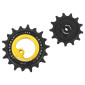 GALET DERAILLEUR AOPW TRIPEAK 13-18 DENTS CERAMIQUE 12x1/11x2V. SHIMANO DEORE XT 8100/8130 SLX 7120/7100 GRX 822 OR (JEU DE 2) (GARANTIE 4 ans) 4710243291344