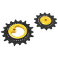 GALET DERAILLEUR AOPW TRIPEAK 14-18 DENTS CERAMIQUE 13x1V. SRAM AXS FORCE XPLR OR (JEU DE 2) (GARANTIE 4 ans) 4710243295434