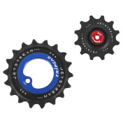 GALET DERAILLEUR AOPW TRIPEAK 12-18 DENTS CERAMIQUE 12x1V. SRAM AXS XPLR RED/FORCE/RIVAL BLEU FONCE (JEU DE 2) (GARANTIE 4 ans) 4710243289204