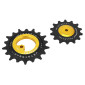 GALET DERAILLEUR AOPW TRIPEAK 14-18 DENTS CERAMIQUE 12x1V. SRAM T TYPE OR (JEU DE 2) (GARANTIE 4 ans) 4710243292907