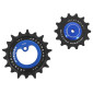 GALET DERAILLEUR AOPW TRIPEAK 14-18 DENTS CERAMIQUE 12x1V. SRAM T TYPE BLEU FONCE (JEU DE 2) (GARANTIE 4 ans) 4710243292891