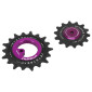 GALET DERAILLEUR AOPW TRIPEAK 14-18 DENTS CERAMIQUE 13x1V. SRAM AXS FORCE XPLR VIOLET (JEU DE 2) (GARANTIE 4 ans) 4710243295427