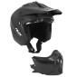 CASQUE TRIAL ADX AT700 NOIR MAT S SIMPLE ECRAN TRANSFORMABLE AVEC MENTONNIERE AMOVIBLE (LIVRE AVEC UN ECRAN SUPPLEMENTAIRE FONCE) (ECE 22.06) 3700948304020
