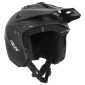 CASQUE TRIAL ADX AT700 NOIR MAT S SIMPLE ECRAN TRANSFORMABLE AVEC MENTONNIERE AMOVIBLE (LIVRE AVEC UN ECRAN SUPPLEMENTAIRE FONCE) (ECE 22.06) 3700948304020