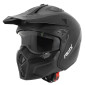 CASQUE TRIAL ADX AT700 NOIR MAT S SIMPLE ECRAN TRANSFORMABLE AVEC MENTONNIERE AMOVIBLE (LIVRE AVEC UN ECRAN SUPPLEMENTAIRE FONCE) (ECE 22.06) 3700948304020