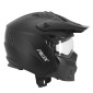 CASQUE TRIAL ADX AT700 NOIR MAT S SIMPLE ECRAN TRANSFORMABLE AVEC MENTONNIERE AMOVIBLE (LIVRE AVEC UN ECRAN SUPPLEMENTAIRE FONCE) (ECE 22.06) 3700948304020