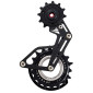 CHAPE DERAILLEUR AERO-WING OPW TRIPEAK 12-18 DENTS 12x2/1V. SRAM AXS RED/FORCE/RIVAL/RED E-1 NOIR ALUMINIUM (GARANTIE 4 ans) 4710243294543
