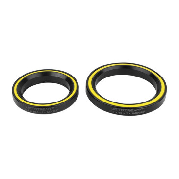 ROULEMENT JEU DE DIRECTION TRIPEAK JETSTREAM PRO SOLITECH CERAMIQUE - 30.5 x 41.8 x 8mm 45x45° - 40 x 52 x 7mm 45x45° (GARANTIE 4 ans) -COMPATIBLE SPECIALIZED TARMAC SL2, SL3, SL5 - (VENDU A LA PAIRE) 4710243295182