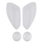 LENS FOR FLASHER FOR SCOOT MBK 50 NITRO 1997>1998/YAMAHA AEROX 1997>1998 FRONT+REAR TRANSPARENT (x4) -REPLAY 3700948031070