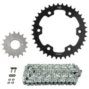 KIT CHAINE ADAPTABLE ROYAL ENFIELD 500 CLASSIC EFI 2016>2020, BULLET EFI 2016>2018 530 17x38 (DEMULTIPLICATION ORIGINE) -AFAM- 5400598203787