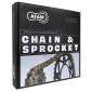 CHAIN AND SPROCKET KIT FOR ROYAL ENFIELD 500 CLASSIC EFI 2016>2020, BULLET EFI 2016>2018 530 17x38 (OEM SPECIFICATIONS). -AFAM- 5400598203787