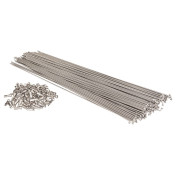 RAYON E-BIKE INOX ARGENT 2.3mm L 160mm TETE COUDEE (BOITE DE 100) 3700948277287