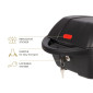 TOP CASE VELO BOX POLISPORT 11L NOIR FIXATION MIK/MIK-HD SUR PORTE BAGAGE A CLE (LONG 43cm x LARG 26cm x HAUT 20cm) - POIDS MAX 5KGS 5604415170508