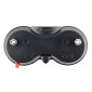 ECLAIRAGE VELO A PILE ARRIERE HERRMANS GOGGLE XI SUR PORTE-BAGAGE NOIR ENTRAXE 80mm (SUR CARTE) LIVRE AVEC 1 PILE AAA 6438534000069