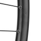 ROUE VTC / CARGO / VAE / E-BIKE / LONGTAIL CENTER LOCK AXE TRAVERSANT 700 x 35 - 28" KARGO L MOYEU SHIMANO DEORE M475 AVANT NOIR (RENFORCE) JANTE 25C 32 RAYONS ACIER -MAX LOAD 225KG- 3660429071219