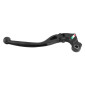 LEVIER D'EMBRAYAGE MOTO ON ROAD DOMINO F.28 RACING ALU GAUCHE NOIR (LEVIER REPLIABLE) 8033900036536