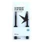 VALVE DE PNEU TUBELESS SCHWALBE CLIK VALVE 80 mm OBUS DEMONTABLE (VENDU A LA PAIRE SUR CARTE) 4026495951982