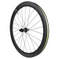 ROUES ROUTE DISQUE 700 MICHE SWR EVO 50 CENTER LOCK CARBONE NOIR CASSETTE SHIMANO HG 12V AXE TRAVERSANT 12/100 ET 12/142 (PAIRE) - TUBELESS READY 8054757041634