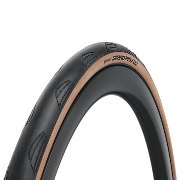 PNEU ROUTE 700 X 28 CONTINENTAL GRAND PRIX NOIR FLANC MARRON TUBELESS READY TS (25-622) COMPATIBLE VAE 4019238098082