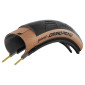 PNEU ROUTE 700 X 28 CONTINENTAL GRAND PRIX NOIR FLANC MARRON TUBELESS READY TS (25-622) COMPATIBLE VAE 4019238098082